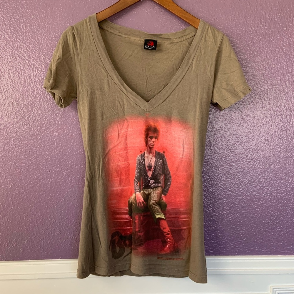 David Bowie V-Neck Top